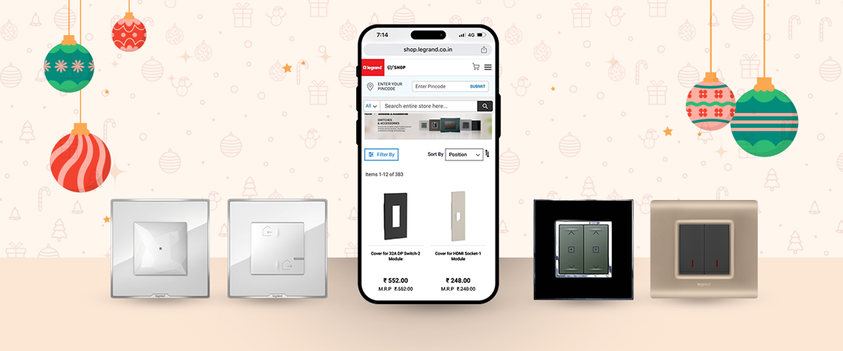 How buying switches online can help you create a cozy, connected Christmas home
